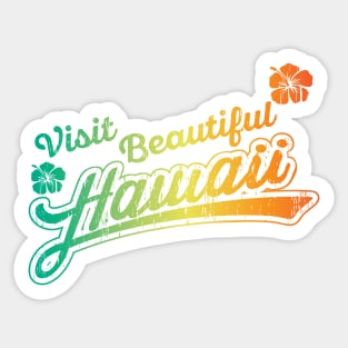 Visit Hawaii -Tourist Design Sticker
